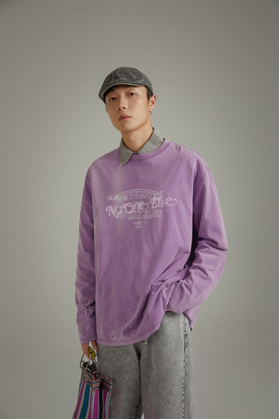 CHUU Logo Lettering Boxy T-Shirt