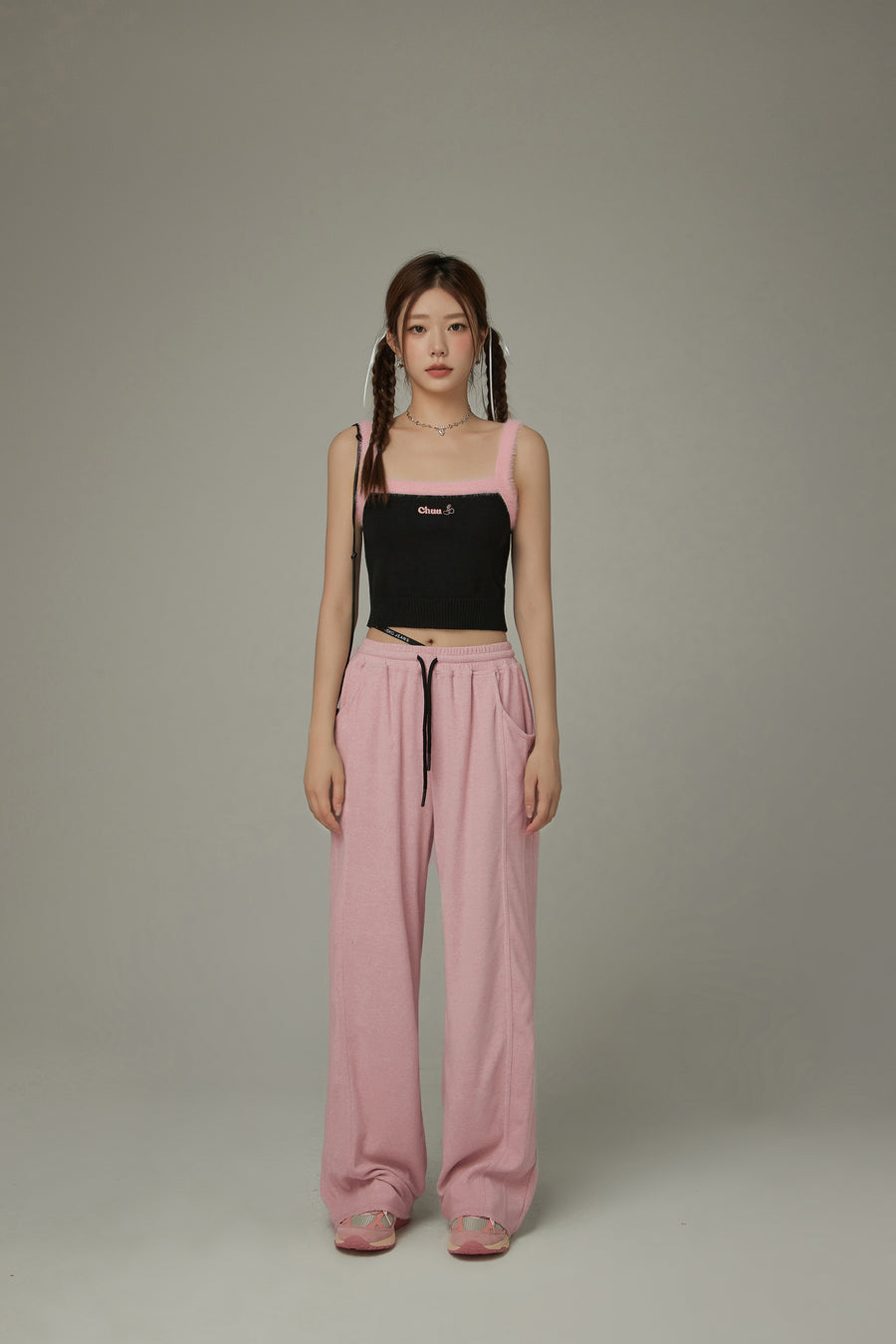 CHUU Elastic Casual Wide Pants