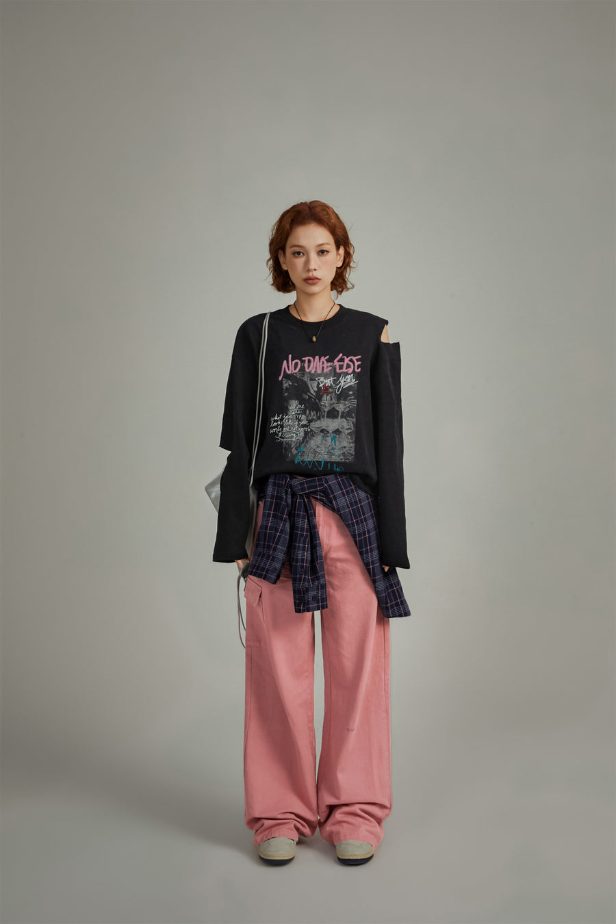 CHUU Frayed Sides Pocket Pants