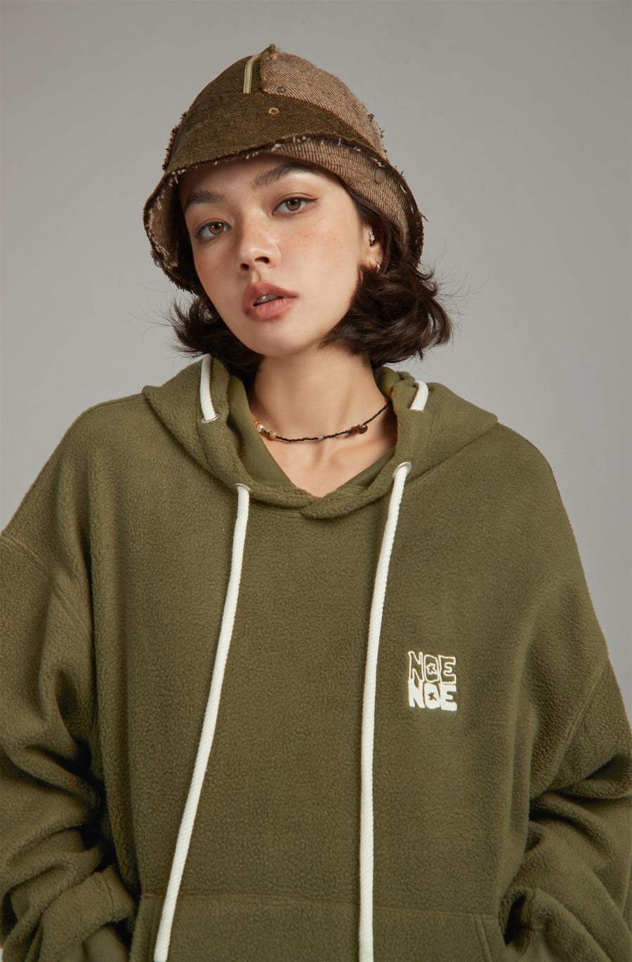 CHUU Simple Boxy Hoodie