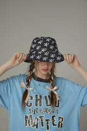 Chuu Lettering Cotton Bucket Hat