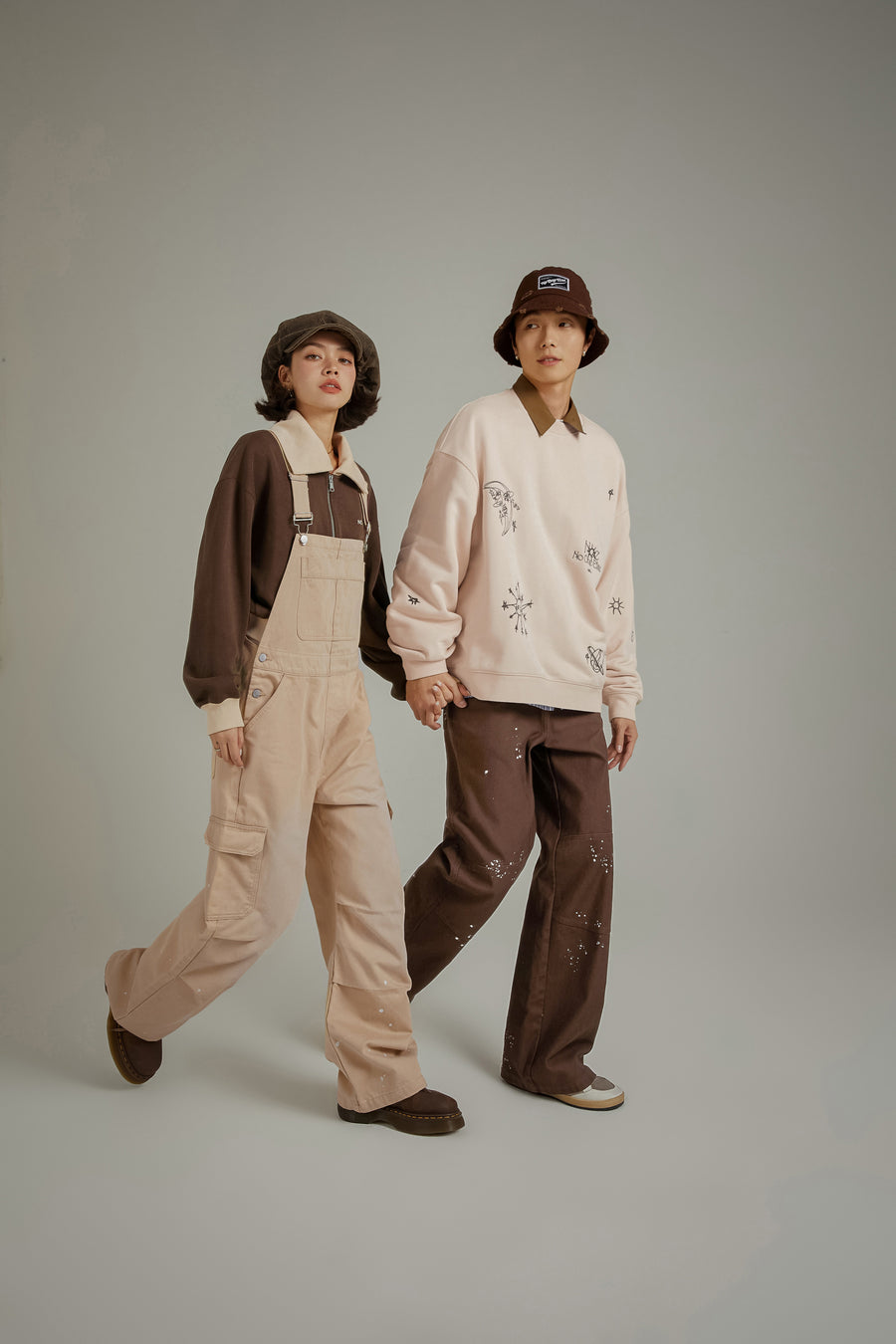 CHUU Simple Cargo Overall Pants