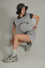 Noe Logo Cropped Sleeveless Sweatshirt