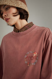 Mushroom Printed Boxy T-Shirt