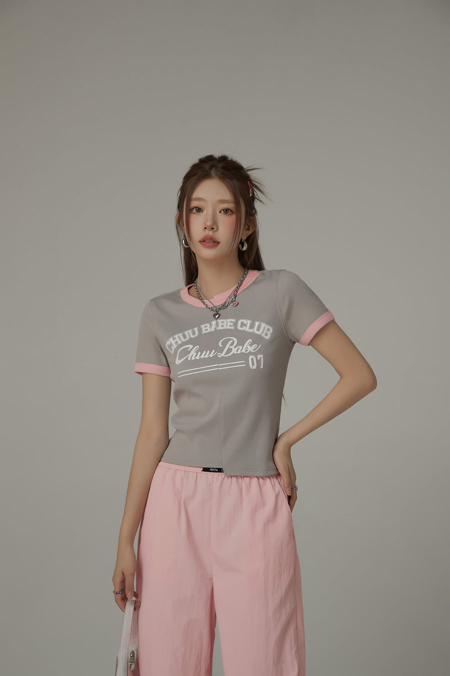 CHUU Babe Club Sporty Varsity T-Shirt