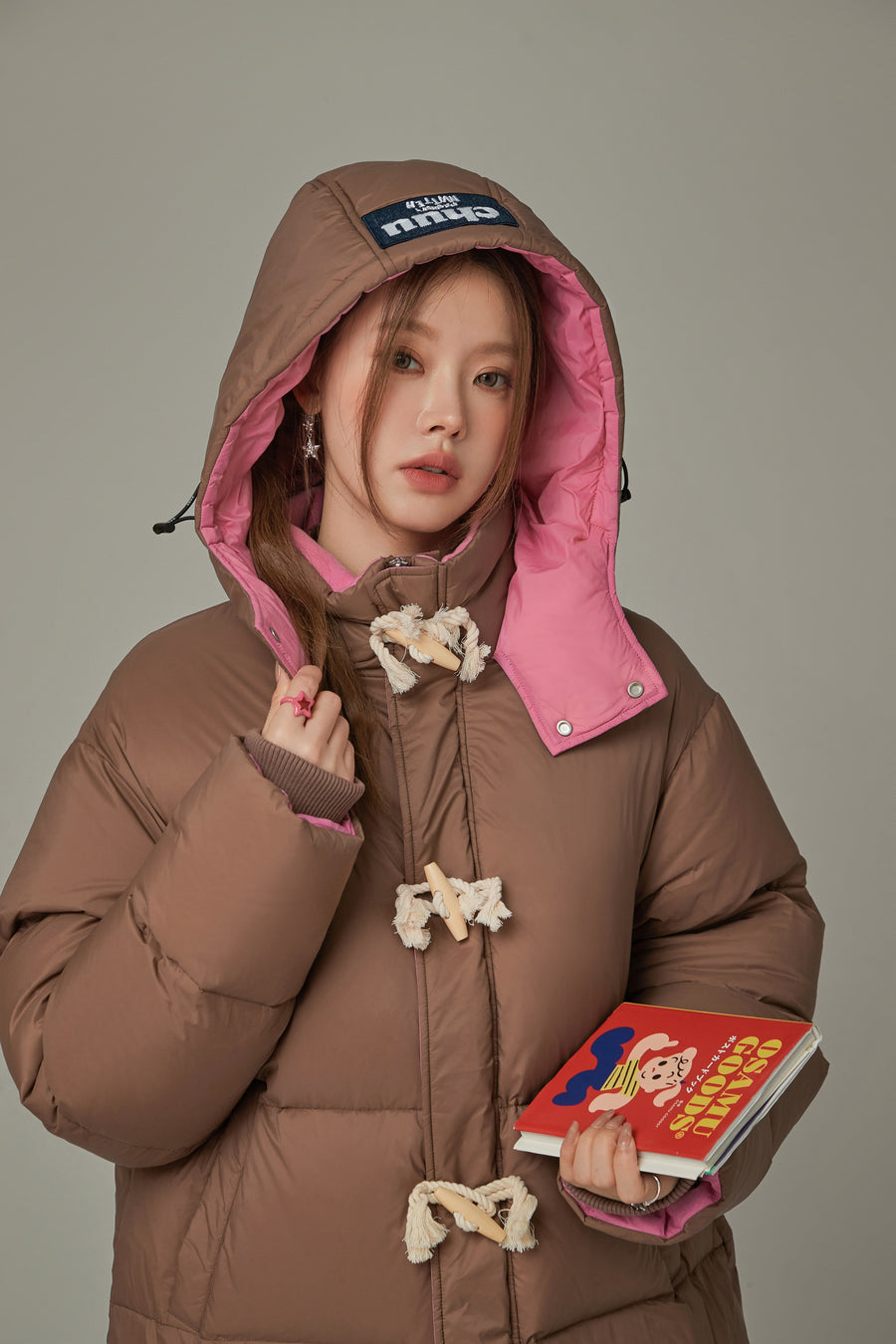 CHUU Boxy Padded Long Coat