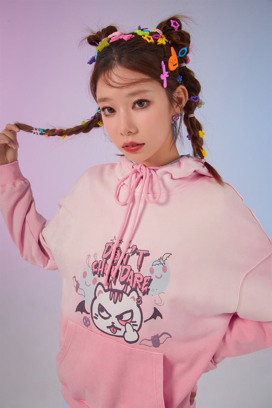 CHUU Halloween Character Color Hoodie