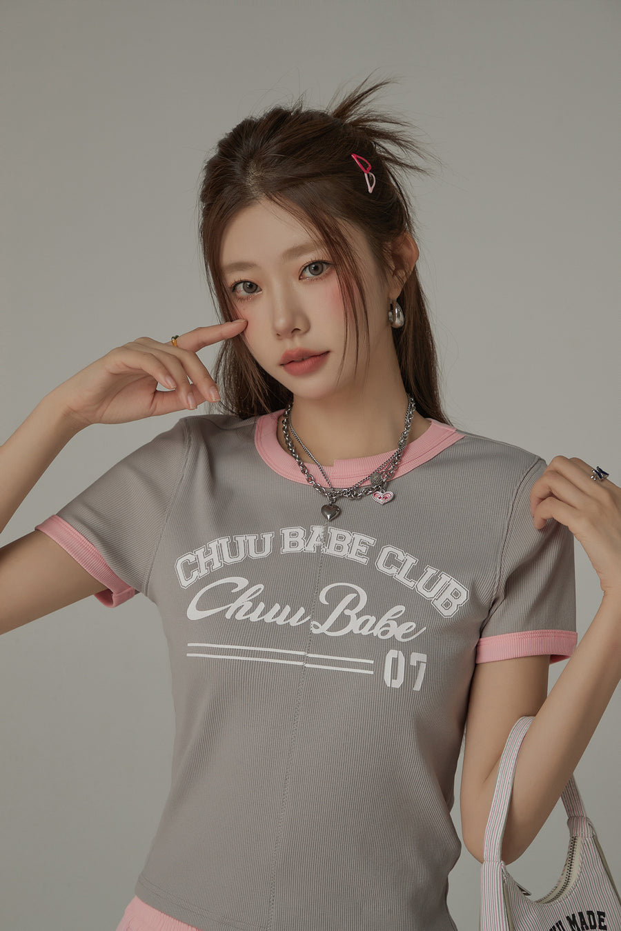 CHUU Babe Club Sporty Varsity T-Shirt