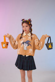 Witch Cat Color Sweatshirt