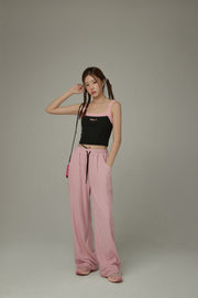 Elastic Casual Wide Pants