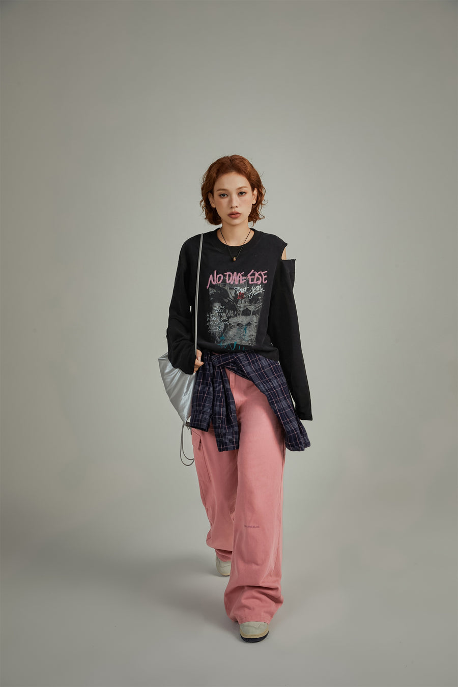 CHUU Frayed Sides Pocket Pants