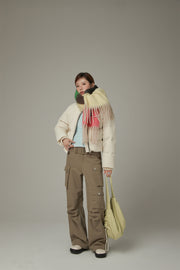 Striped Fringe Muffler