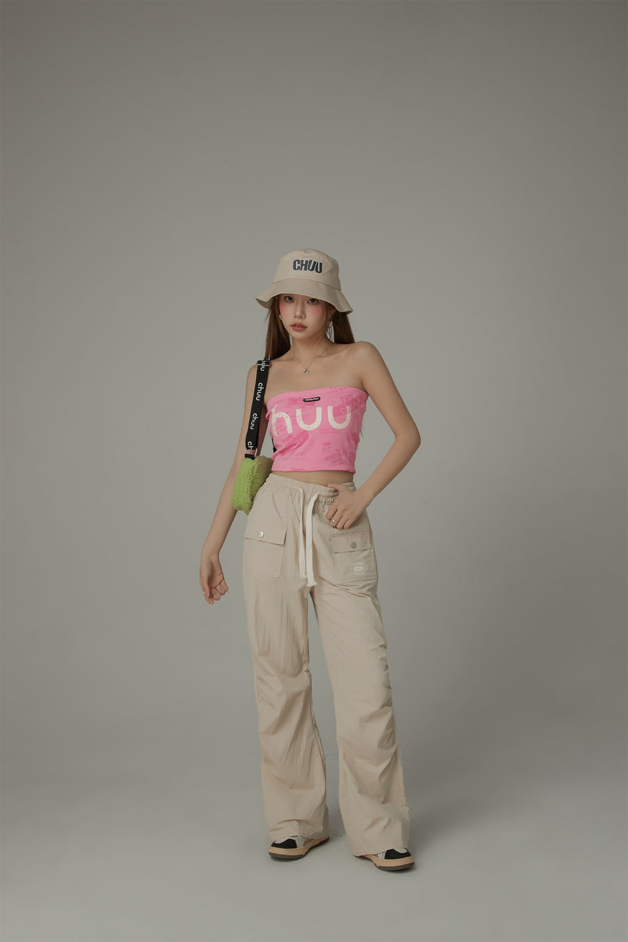 CHUU Banding Front Pocket Pants