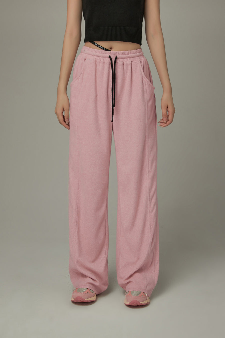 CHUU Elastic Casual Wide Pants