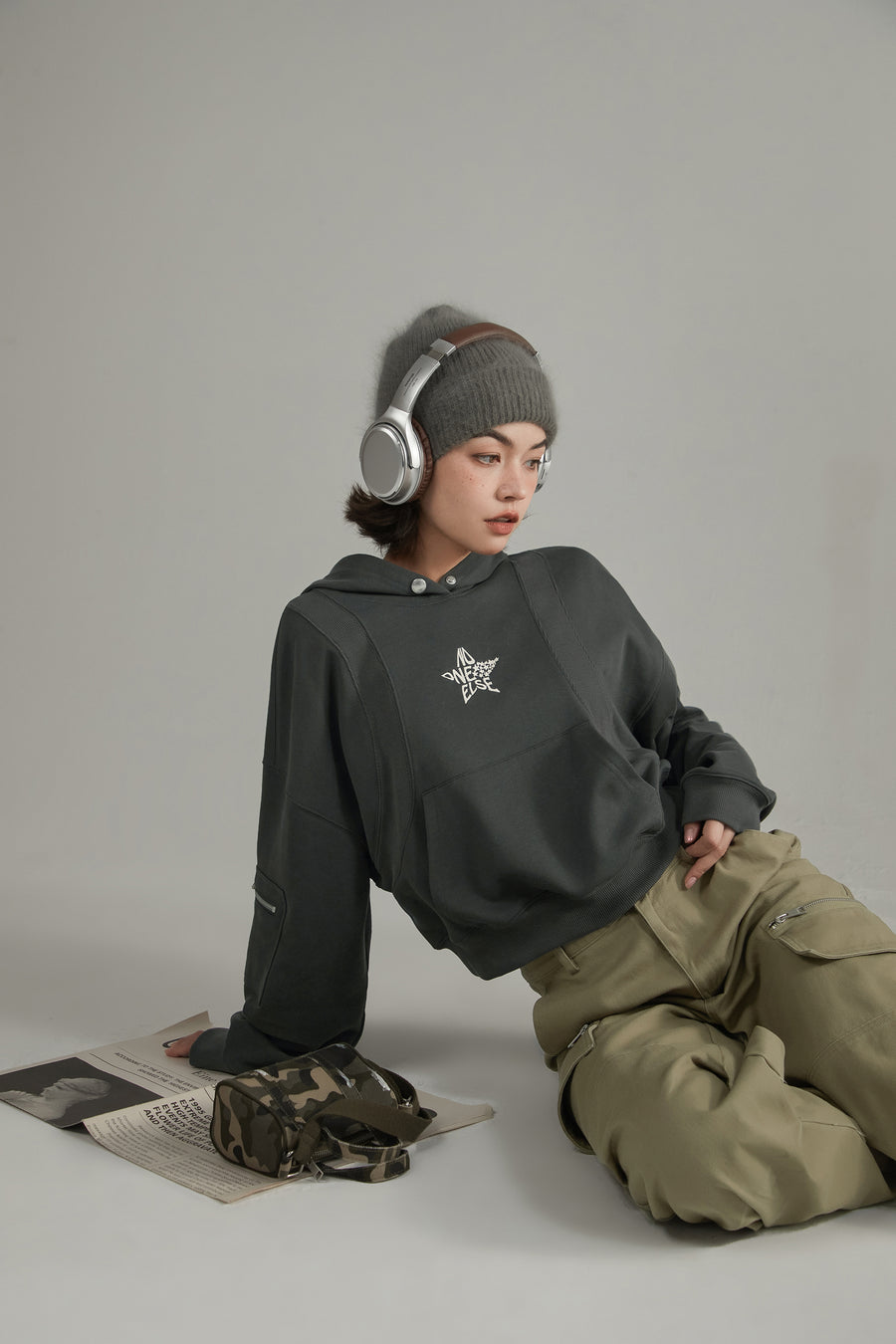 CHUU Star Basic Hoodie