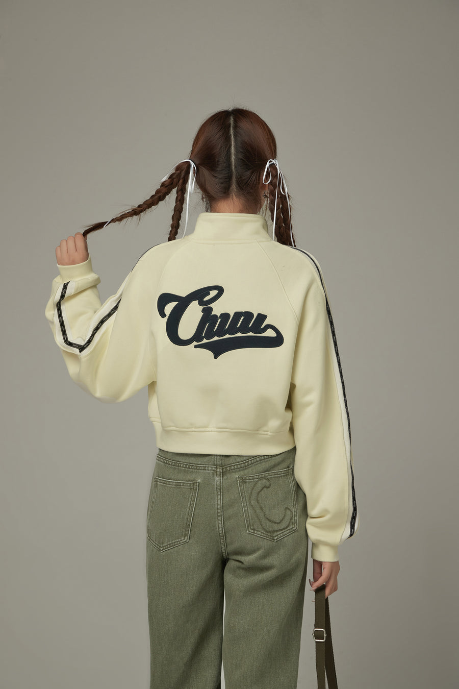 CHUU Sporty Loose Zip-Up Jacket