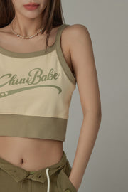 Chuu Babe Color Blocked Bustier Crop Top