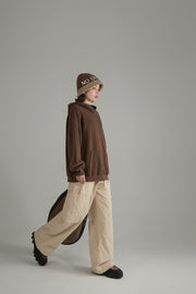 Simple Basic Banded Wide Pants