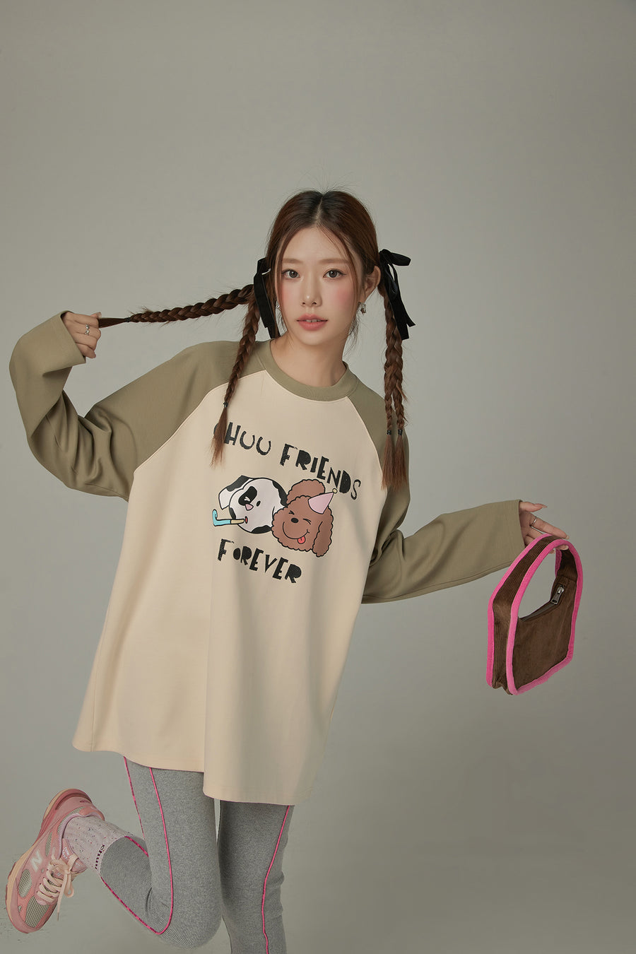 CHUU Puppy Color Scheme T-Shirt