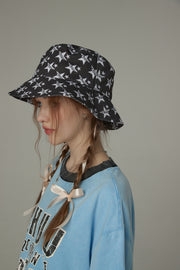 Chuu Lettering Cotton Bucket Hat