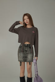 Cherry Bomb Garter Long Sleeves Sweatshirt