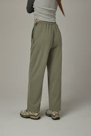 Elastic Waist Loose Jogger Pants