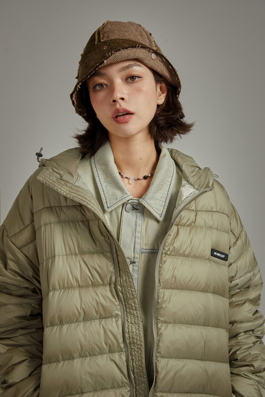 CHUU Hooded Light Padding Jacket