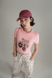 Vintage Color Crop T-Shirt