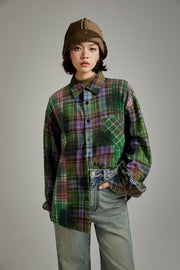 Printed Check Shirt