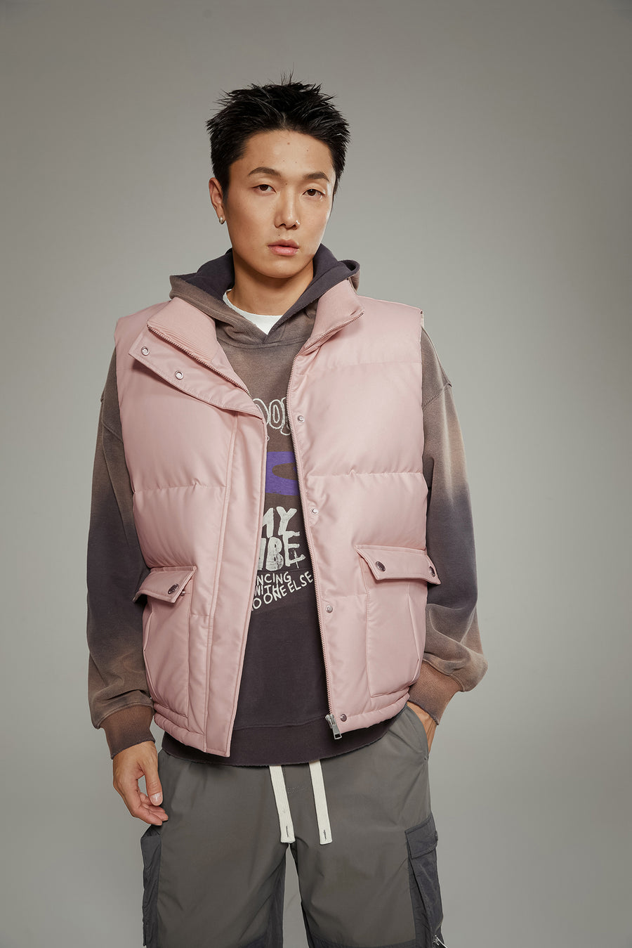 CHUU Oversized Padded Vest