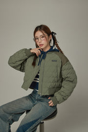 Heart Quilted Padded Jacket