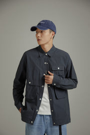 Colo Multi-Pocket Boxy Shirt Jacket