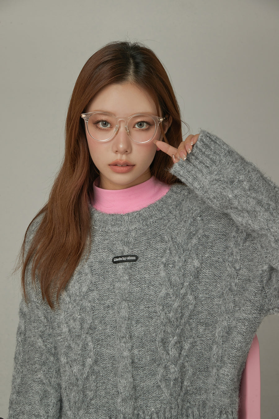 CHUU Twisted Loose Fit Knit Sweater