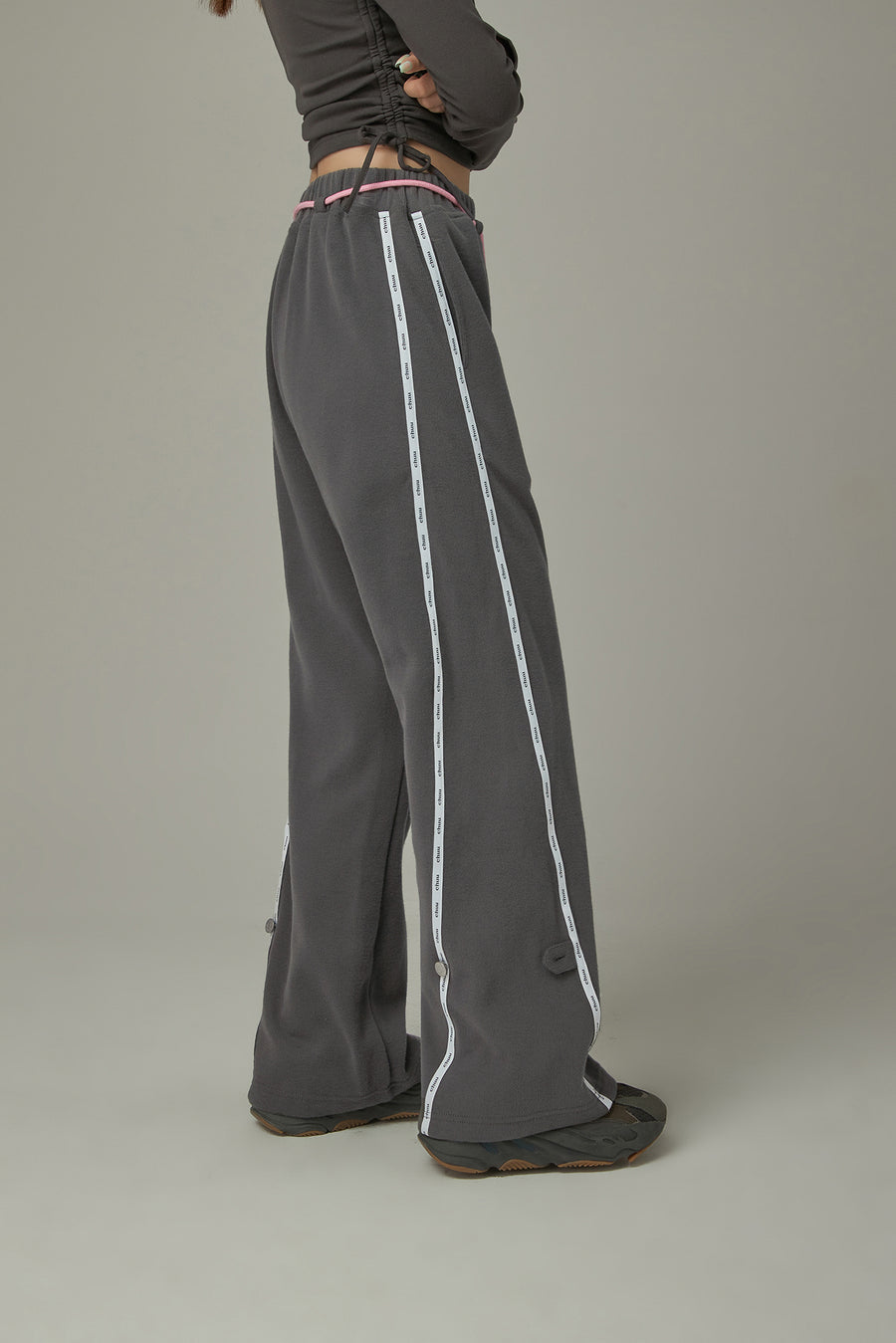 CHUU String Wide Sporty Pants