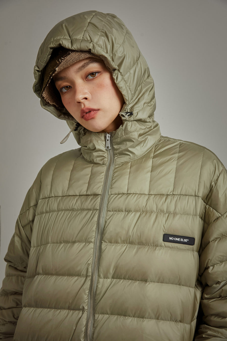 CHUU Hooded Light Padding Jacket