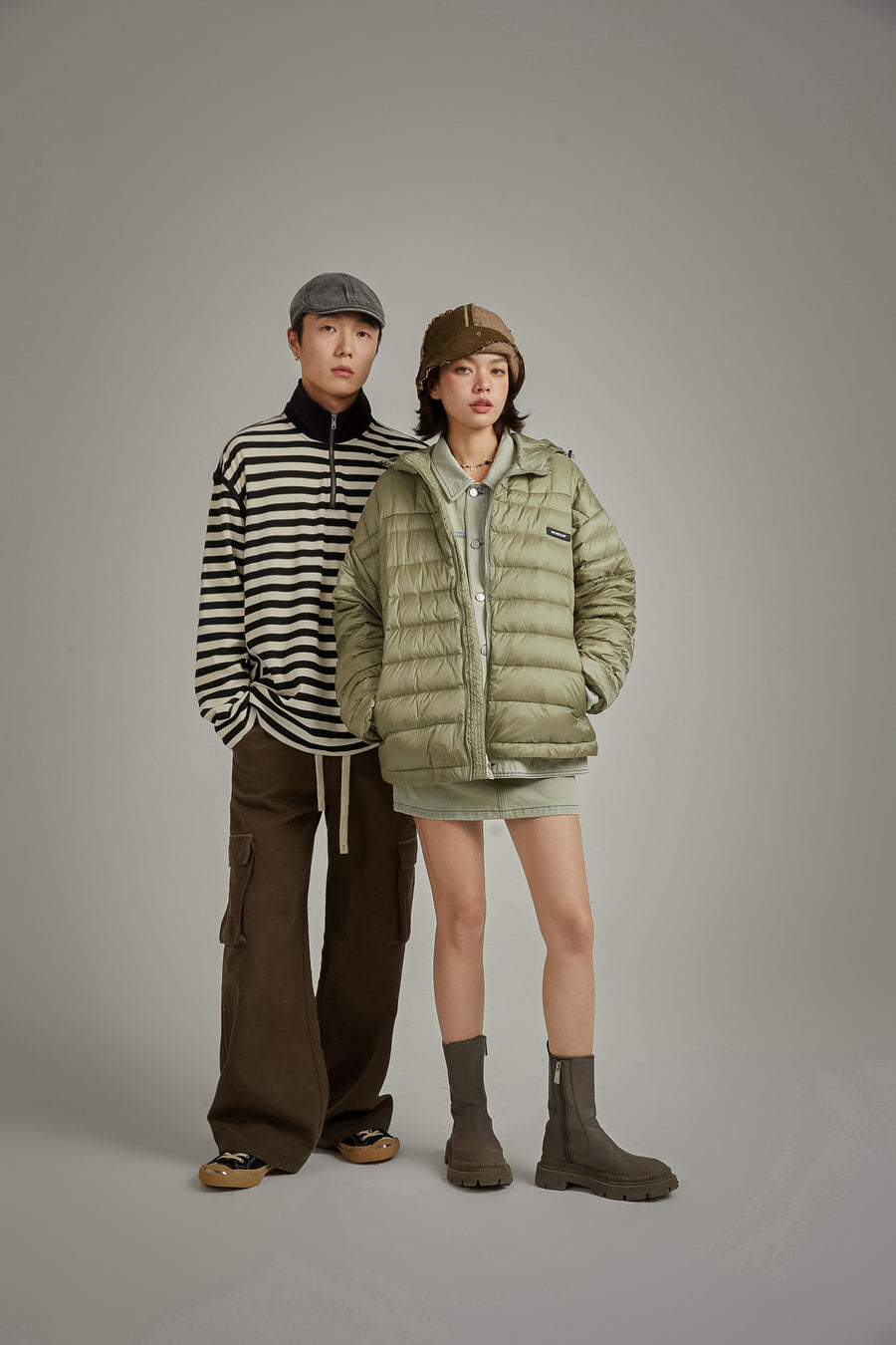 CHUU Hooded Light Padding Jacket