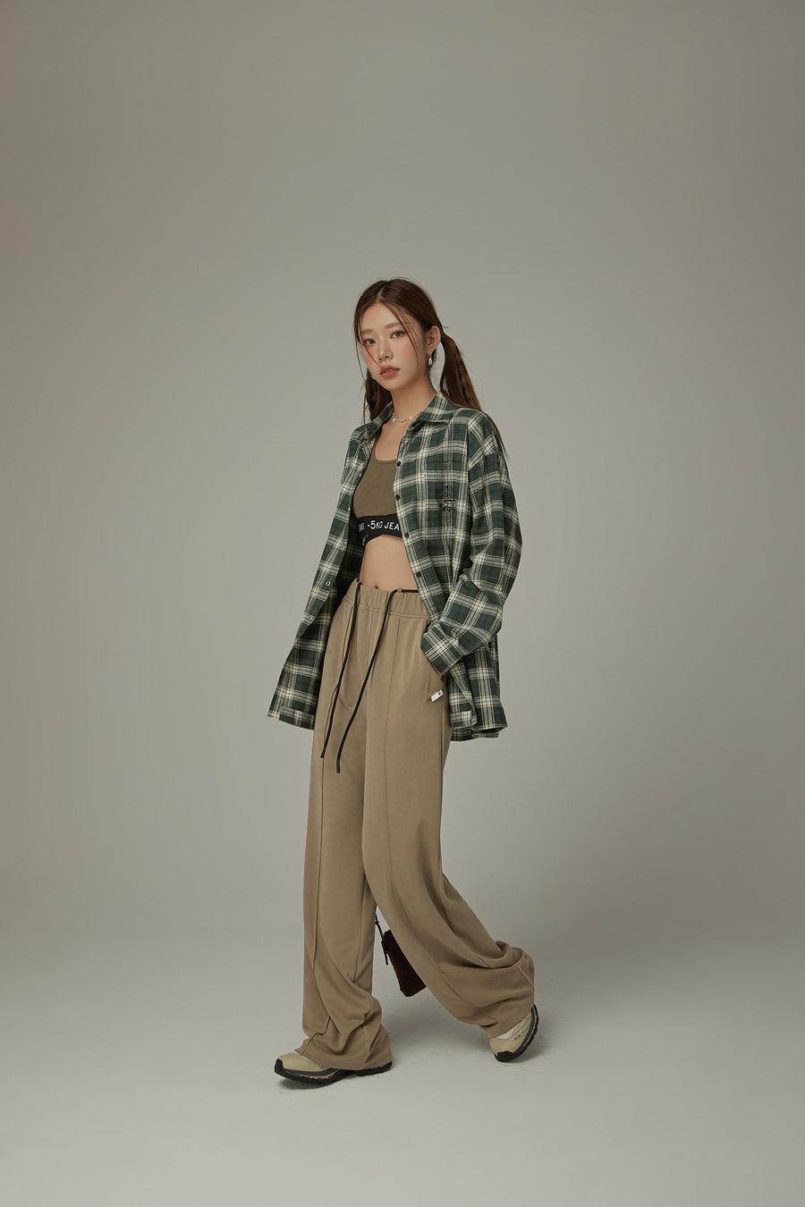 CHUU Elastic Waist Color Pants