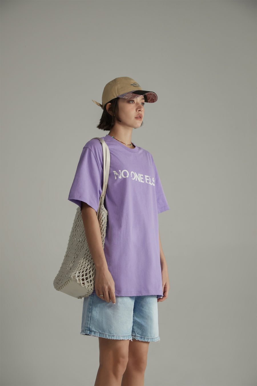 CHUU Logo Cotton Boxy T-Shirt