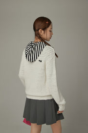 Macaron Color Logo Knit Sweater