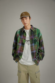 Printed Check Shirt