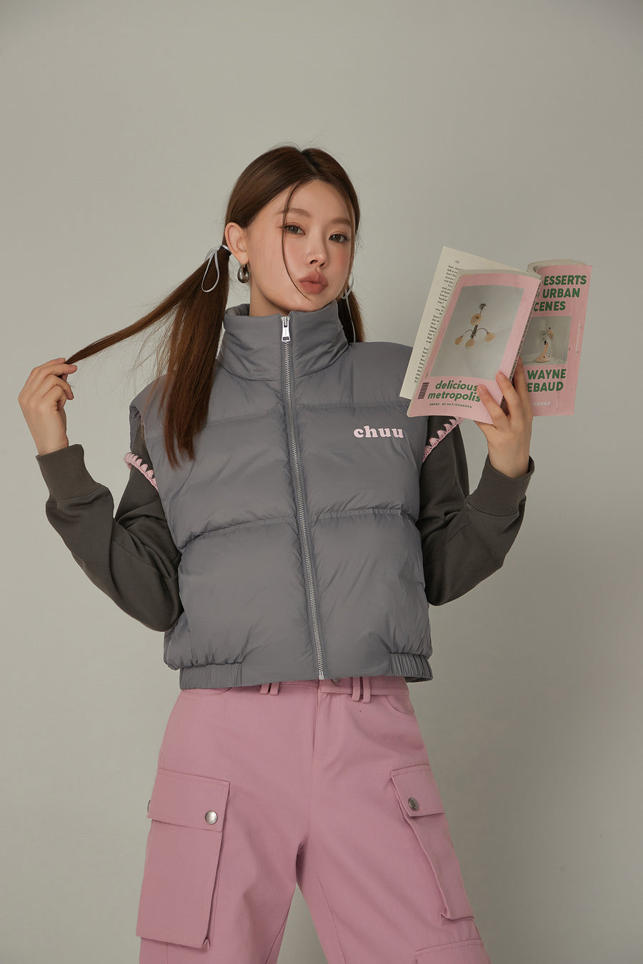 CHUU Boxy Padded Vest