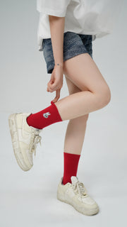 Rabbit Logo High Socks