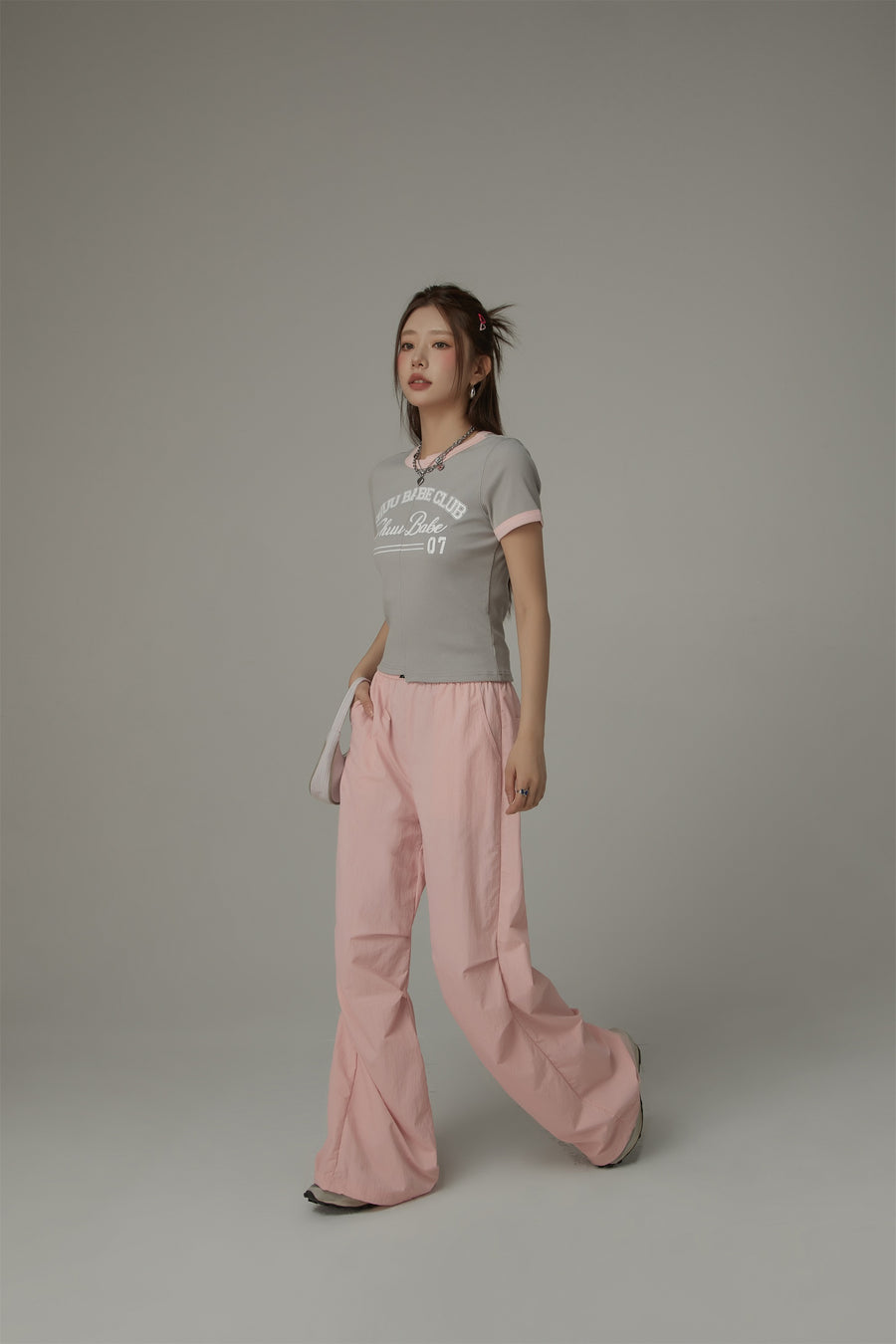 CHUU Loose Straight Wide Leg Casual Pants