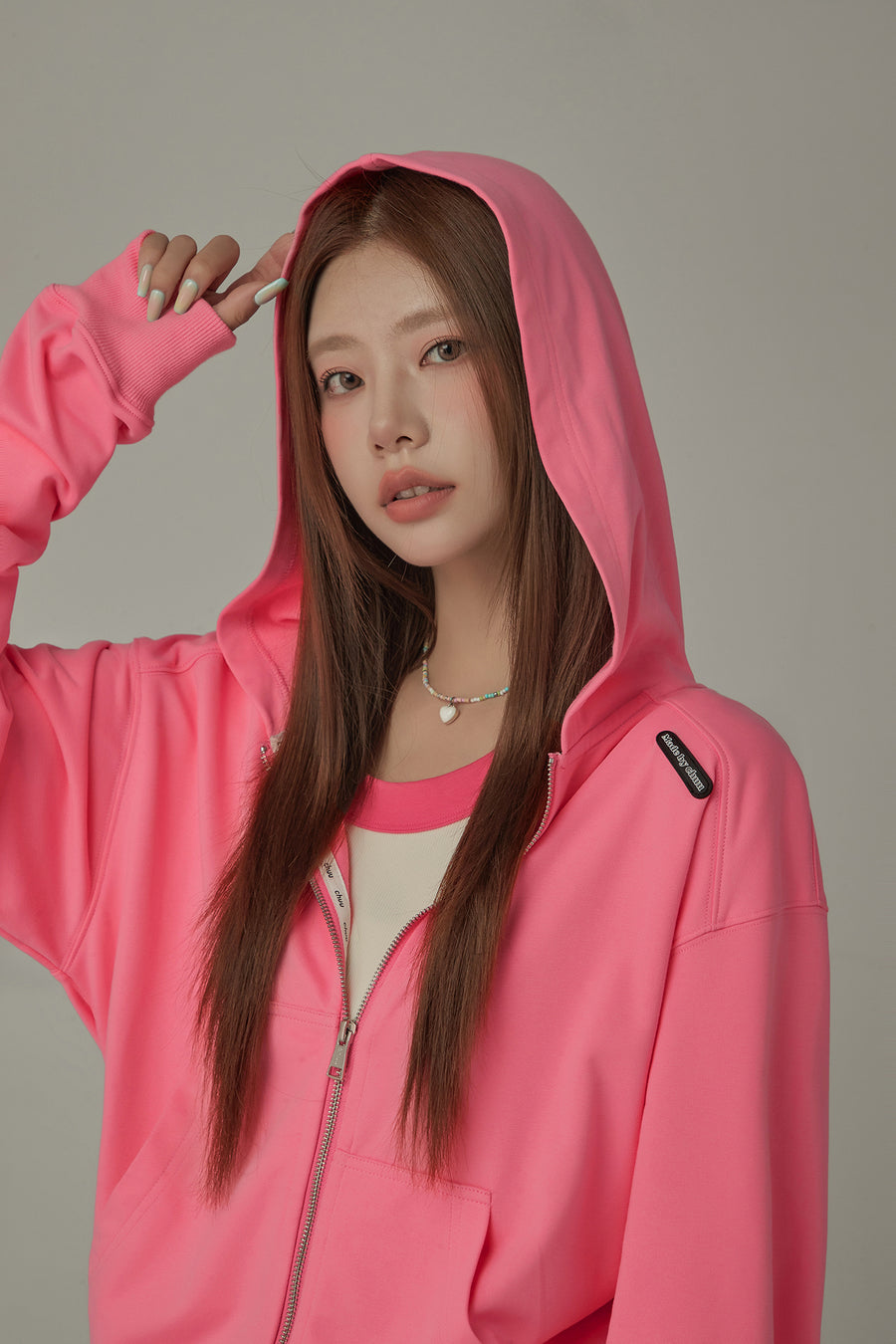 CHUU Basic Pocket Hooded Zip-Up