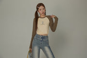 Lgo Casual Slim Raglan Color T-Shirt