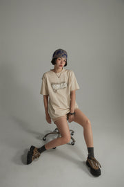 Logo Vintage Daily Loose Fit T-Shirt