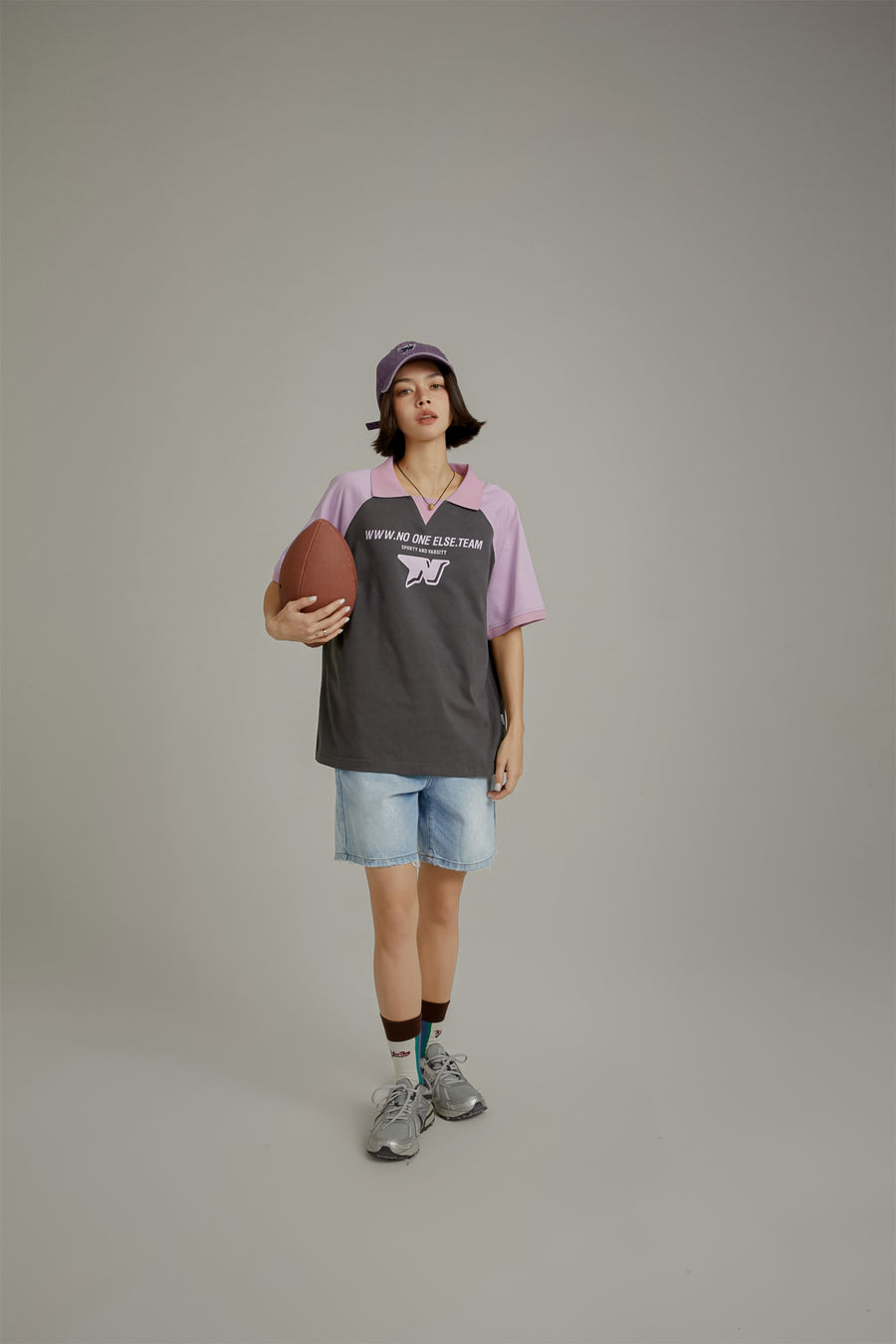 CHUU Colorblocked Raglan T-Shirt