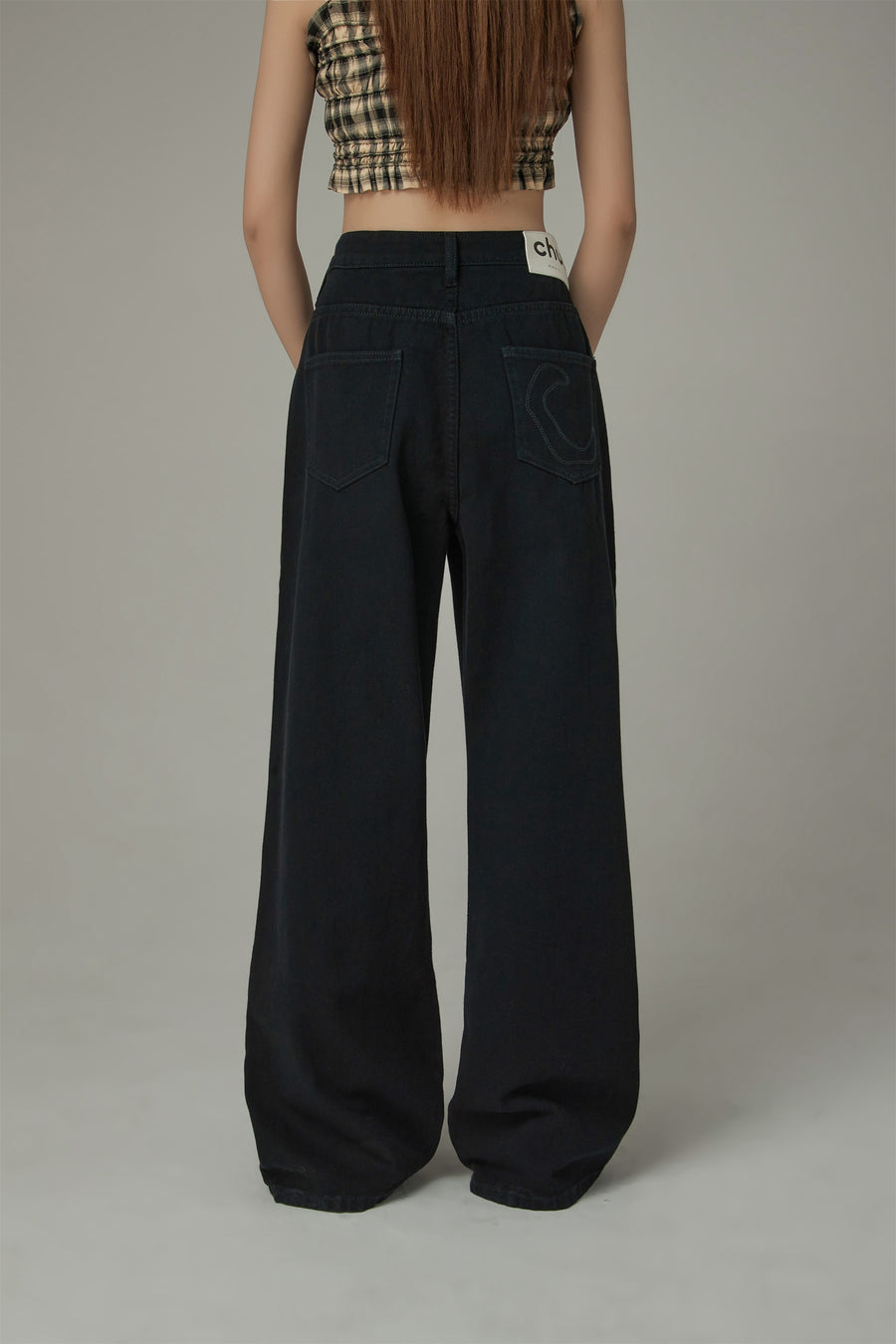 CHUU Summer Adjustable High Waist Wide Leg Pants