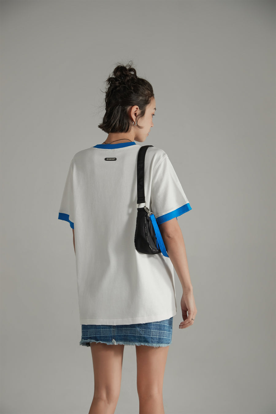 CHUU Embroidered Daily Loose Fit Short Sleeve T-Shirt