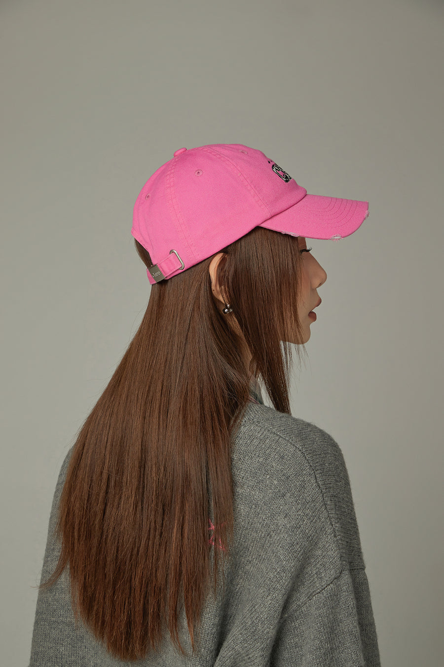 CHUU Embroidered Lettering Baseball Cap